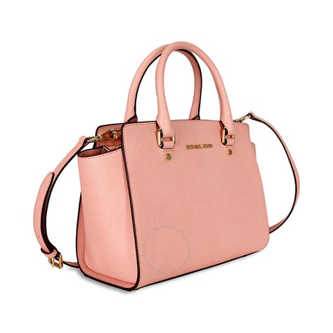 michael kors selma saffiano leather medium satchel soft pink|Michael Kors marilyn medium.